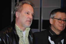 Foto: (v.l.) Regisseur Kaspar Heidelbach und Prof. Gebhard Henke (WDR-Leiter Fernsehfilm, Kino und Serie)