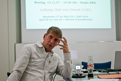 Foto: Mitgliederversammlung mit richtungsweisenden Entscheidungen am 17. Oktober: Volker Jordan muss ab dem 01.01.2008 ohne Heinz Budde planen.